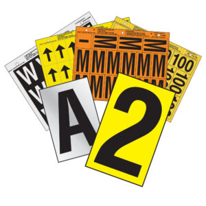 Reflective Numbers & Letters & Mounting Plates